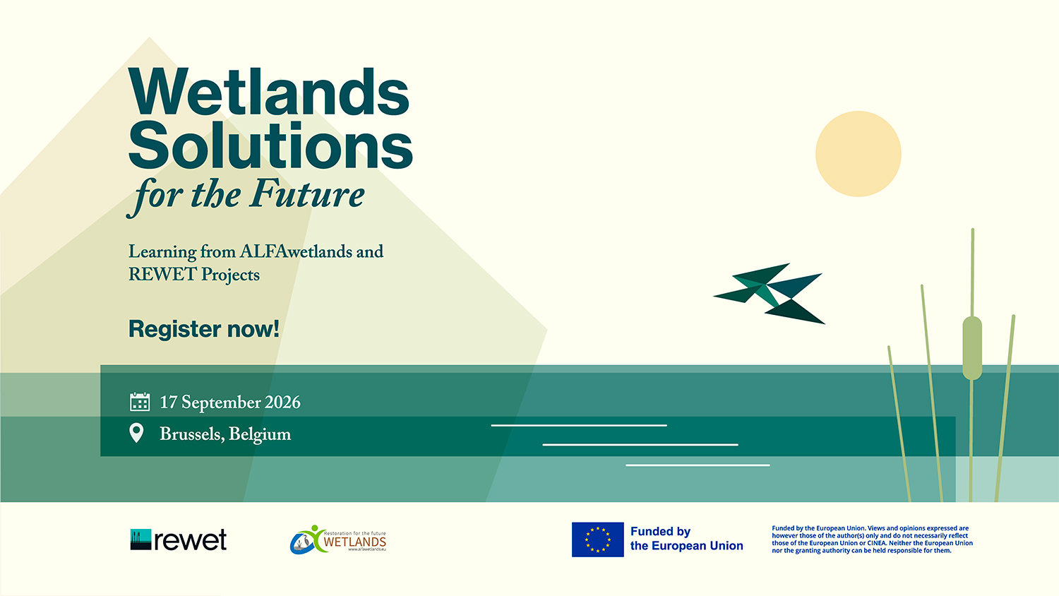 Wetlands Solutions for the furure. Learning from ALFAwetlands and REWET Projects